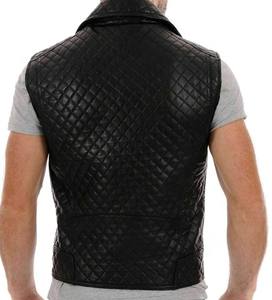 Nuevo Chaleco de Cuero Genuino de Invierno con Logotipo Personalizado de Alta Calidad, Chaleco de Piel de Oveja para Hombre, Transpirable y Elegante - Product Image 4