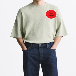 เสื้อยืดผ้าฝ้ายเนื้อนุ่มโอเวอร์ไซส์สำหรับผู้ชาย - Product Image 4