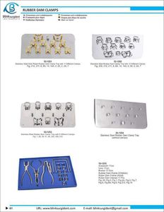 Acier inoxydable Haute Qualité Barrage En Caoutchouc Léger Ivoire Pince Pince 17cm Instrument Dentaire - Product Image 3