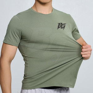 เสื้อยืดถักเนื้อผ้าซับเหงื่อ แห้งเร็ว น้ำหนักเบา ระบายอากาศดี เหมาะสำหรับออกกำลังกาย ขายตรงจากโรงงาน พรีเมียม 260 กรัม - Product Image 4