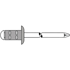 Remaches Ciegos GESIPA PolyGrip con Vástago de Remache de Aluminio/Acero de 4 x 17 mm, Juego de 50 Piezas - Product Image 1