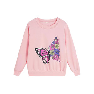 เสื้อสเวตเตอร์สวมหัวแบบสวมหัวผ้าคอตตอนผ้าฟลีซสำหรับเด็กทารกเด็กผู้ชายและเด็กผู้หญิง - Product Image 1