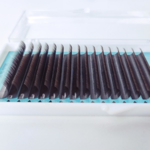 Extensiones de Pestañas Ombre Full Volume HY LON FIBER CC 0.10 Mix 8-15 D-DB ELFA Factory, Naturales, Suaves, de Alta Calidad - Product Image 4