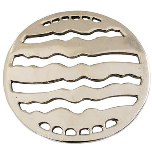 Salvamanteles de aluminio decorativo con diseño de corazón plateado moderno, elegante protector de mesa para cocina y comedor, precio de fábrica - Product Image 3