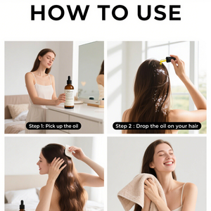 Huile de croissance des cheveux au romarin et à la biotine éprouvée en clinique 100ml huile de traitement et d'épaississement du cuir chevelu avec effet coiffant protecteur contre la chaleur - Product Image 4