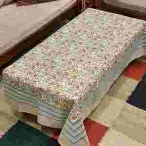 Sanvi K Handicrafts - Mantel Premium con Estampado de Girasoles, 100% Algodón, Impresión a Mano con Bloques - Product Image 1