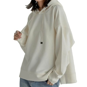 Dernières collections de sweats à capuche pour femmes en couleur unie à prix avantageux, collection d'hiver pour femmes avec impression de logo personnalisée 2026 - Product Image 1