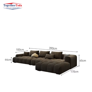 Divano Componibile a L per Soggiorno con Poltrona Reclinabile - Scopri il Divano Modulare Moderno di Alta Gamma - Product Image 6