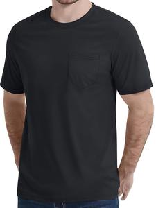 Cotton Crew Neck <b>Shirt</b> Men's Casual T-<b>shirt</b> with Chest Pocket <b>Moisture</b> <b>Wicking</b> Short Sleeve <b>Shirt</b> Soft Daily Top - Product Image 2