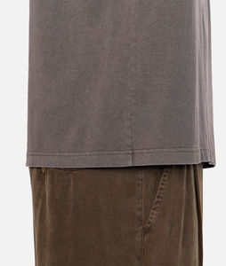 Venta al por mayor 100% algodón hombres camisetas de manga corta logotipo personalizado 350 Gsm pesado de gran tamaño liso en blanco Boxy Fit tejido de punto - Product Image 4