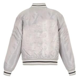 Veste en satin de couleur unie, respirante et légère de haute qualité pour hommes-Veste d'hiver personnalisée avec fermeture - Product Image 3