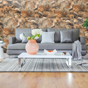 Rendez chaque espace élégant avec les carreaux de porcelaine indiens 60x60cm, beaux carreaux muraux en porcelaine finition marbre modernes en Inde - Product Image 1