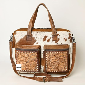 กระเป๋าถือแกะสลักด้วยมือมาใหม่กระเป๋าหนังขนสัตว์โลหะแท้ขนาดใหญ่กระเป๋าคอลเลกชันที่ยอดเยี่ยมของผู้หญิง - Product Image 2