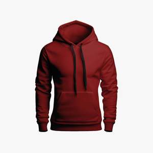 เสื้อฮู้ดดี้ผู้ชายผ้าฟลีซเรียบ 100% ผ้าฝ้าย สีดำ สไตล์ลำลอง สำหรับฤดูหนาว มีกระเป๋า  รับผลิตตามสั่ง ปรับแต่งสีได้ บริการ OEM คุณภาพสูง แห้งเร็ว - Product Image 3