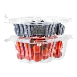 Caja de Alimentos Reciclable FA24 Premium Desechable con Bisagras de PET de 24 oz para Frutas y Verduras - Product Image 4