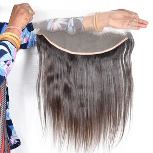 2025 prix de gros d'usine véritables cheveux humains indiens extensions droites frontales fournisseur de matières premières naturelles non transformées par exportation - Product Image 6