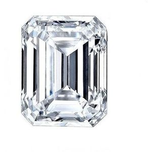 บริการทำตัวอย่าง/แม่พิมพ์อัญมณี TISHYA DIAMOND เพชรโมอิสซาไนต์สังเคราะห์ทรงเอเมอรัลด์ น้ำหนัก 1.7 กะรัต สี D ความสะอาด VVS1 คุณภาพเยี่ยม - Product Image 1