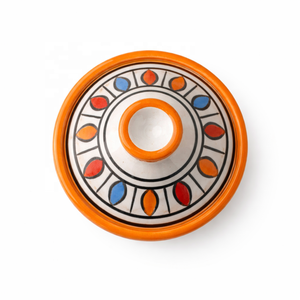 Moroccan Mini Ceramic & Enamel Traditional Handmade Tajine Hand Drawing for Spices Nuts Serving-Art Collectible Gift - Product Image 3