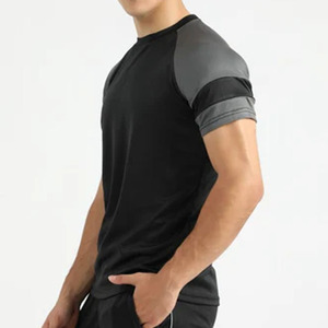 Camiseta deportiva de algodón 100% personalizada para hombre, diseño de patrón sólido con tela de punto de 280 gramos, estilo Formal liso - Product Image 4