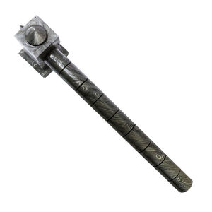 Outil de forgeage professionnel de qualité industrielle pour le travail des métaux, motif rectangulaire, face carrée avec poignée en acier, tête noire, OEM - Product Image 2