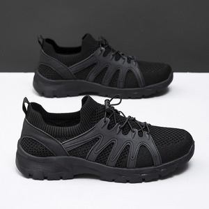 Zapatillas de deporte con plataforma de malla transpirable para hombre y mujer, zapatos informales sin cordones con amortiguación ligera y parte inferior gruesa, tendencia de moda Retro, para verano - Product Image 3