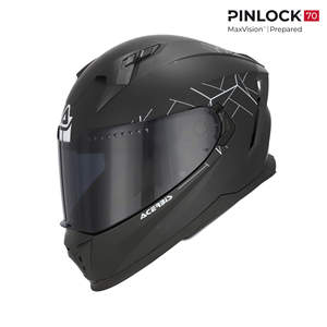 Casque intégral Acerbis X-WAY, design Predator classique, taille XL, coque en PC rabattable, certifié DOT pour motos, motocross, neuf - Product Image 1