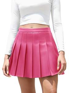 Jupe Maxi Sexy antistatique pour femmes automne taille naturelle tissu en Satin conception droite teint uni - Product Image 5