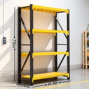 Estantería Metálica <span class=keywords><strong>Industrial</strong></span> Ajustable, Resistente, 200x200x60cm, para Garaje y Almacén - Product Image 1