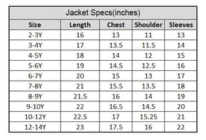 แจ็กเก็ตหนังของเด็กพรีเมี่ยมแบบตั้งได้เสื้อแจ็กเก็ตหนังให้ความอบอุ่นสำหรับเด็กชายเด็กหญิงเสื้อแจ็กเก็ตมีสไตล์ออกแบบได้ตามต้องการ - Product Image 6