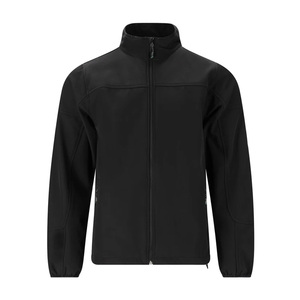 Veste softshell pour hommes personnalisée de haute qualité avec fermeture éclair OEM conception personnalisée veste softshell imperméable et coupe-vent pour hommes - Product Image 1
