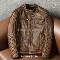 Meilleure vente Veste en cuir pour hommes Vestes à usage quotidien pour hommes Qualité à l'exportation Qualité supérieure Doublure intérieure souple de nombreuses options En vrac