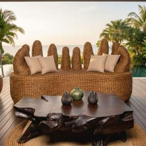 HYACINTH ROYAL ASTHA SOFA NATURAL MATERIAL FOR HOME <b>FURNITURE</b> - Product Image 5