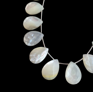 Cuentas en forma de madre de Pera, piedras preciosas sueltas, fabricación de joyas DIY, collar, pendiente, colgante, piedra preciosa - Product Image 2