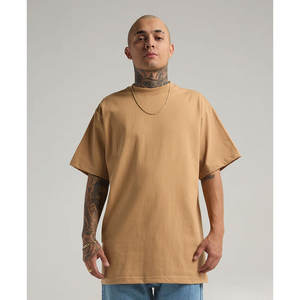 Shaka Wear Men Garment-Camiseta de algodón teñido Drop-Shoulder Yellow Camiseta Heavyweight - Product Image 5