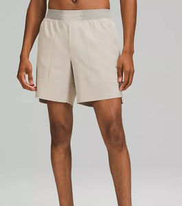 2025 nuevos pantalones cortos para correr para hombre al por mayor 100% algodón pantalones cortos con logotipo hecho a medida para hombre hechos por Isha Industry - Product Image 5