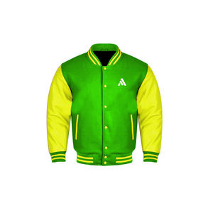 Chaqueta Universitaria de Estilo Urbano para Hombre, Chaqueta Bomber de Béisbol con Parches Personalizados Vintage de Antique Fashion - Product Image 3