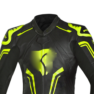 Traje de Motociclismo de Cuero OEM al por Mayor, Resistente al Viento e Impermeable, Ropa Protectora Personalizada para Motociclistas, Profesional para Carreras - Product Image 5