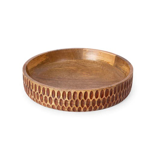 Tazón de servicio de madera impreso, tazón de madera para cocina, hoteles, restaurante, accesorios de cocina - Product Image 6