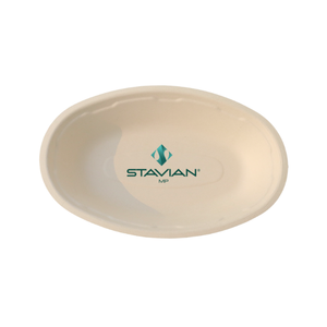 Bols ovales de 29oz Matériau 100% jetable biodégradable et écologique à base de plantes naturelles Nouveau Top 850ml Bagasse Nouveau Top 850ml - Product Image 1