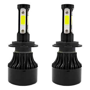 Kit de phares LED H4 à 4 faces pour l'éclairage de voitures et de motos - Blanc froid de qualité supérieure - Couleurs assorties - Product Image 1