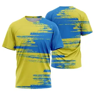 खेल प्रशिक्षण जिम कपड़े पुरुषों की टी शर्ट पुरुषों की जिम कपड़े अनुकूलित रंग फिटनेस पहनने प्रशिक्षण लघु आस्तीन टी शर्ट