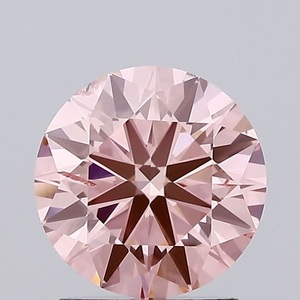 เพชรทรงกลมสำหรับปลูกในห้องทดลองสีชมพูสดใสแฟนซี1.51 CT ตัดหลวมเพชรคุณภาพสำหรับทำเครื่องประดับเพชรปลูก Si1 - Product Image 1