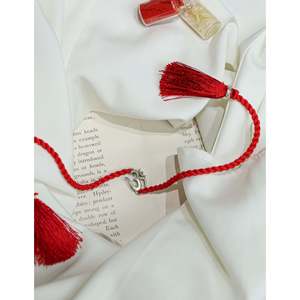 Rakhi de Plata 925 con Borla Om Divina, Elegante Rakhi con Patrón de Símbolo Divino para Hermana - Product Image 5