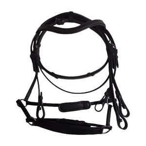 บังเหียนหนังบุนวมนุ่มปรับได้,สำหรับม้าที่มีหัวเข็มขัดหนังนิ่มสำหรับสายรัดและรองจมูก - Product Image 5