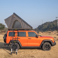 Carpa de Techo de Gran Tamaño para Acampar al Aire Libre de Aluminio para Coche 4WD 4x4, Tienda de Techo con Carcasa Rígida en Venta