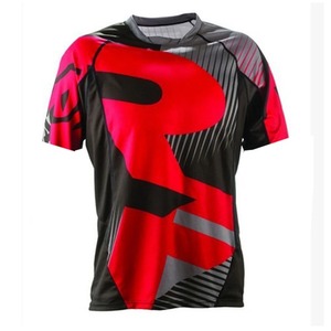 New Summer Motocross Shirt <b>Men</b> Black Red Breathable Mountain Bike Long Sleeve Racing Bike Shirt <b>Cycling</b> Jersey - Product Image 1