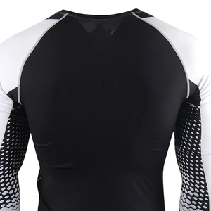 Unisex Full Sleeve <b>Compression</b> <b>Vest</b> Turn-down Collar Geometric Print Moisture Wicking Quick Dry Breathable Fitted Customized - Product Image 3