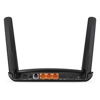 Módem Router Tp-Link N300 de Banda Única, Externo, Negro, 3 Puertos RJ-45, 4G LTE TL-MR6500V