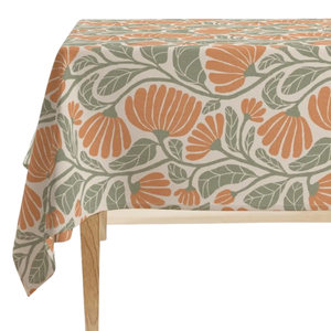 Customizable 100% Cotton Woven Rectangle Tablecloth with <b>Tassels</b> Waterproof & Disposable for Party & Wedding Decor - Product Image 1