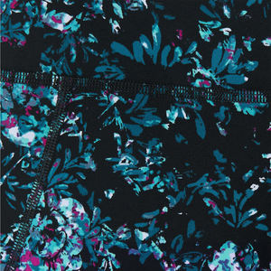 Pantalones cortos de gimnasio florales sin costuras de cintura alta personalizados para mujer, ropa deportiva de ajuste elástico para entrenamiento físico, bolsillo para teléfono genuino - Product Image 5